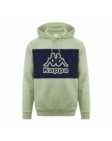 KAPPA FERTI SWT KAPUZENPULLOVER GREEN SAGE-BLU 341P88W-A0M VERDE