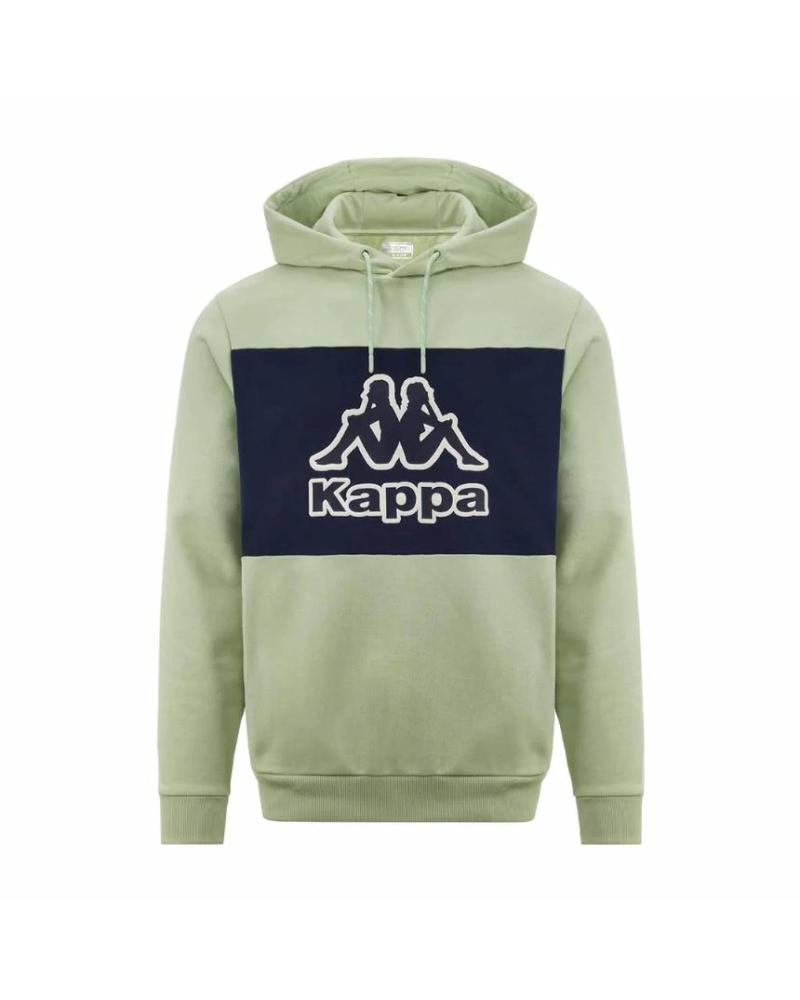 KAPPA FERTI SWT KAPUZENPULLOVER GREEN SAGE-BLU 341P88W-A0M VERDE
