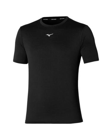 -MIZUNO-CAMISETA-CORE-TEE-NEGRO-J2GAB509-09-T-SHIRT-RUNNING-AZUL-MARINO