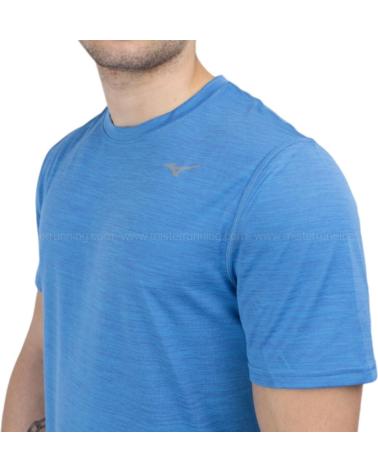 MIZUNO IMPULSE TEE RUNNING T-SHIRT J2GAA519-25 NAVY BLUE AZUL MARINO