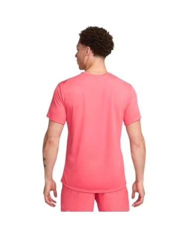 T-SHIRT NIKE MILER DF UV SS FUCSIA DV9315-629 RUNNING ROSA