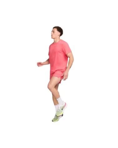 T-SHIRT NIKE MILER DF UV SS FUCSIA DV9315-629 RUNNING ROSA