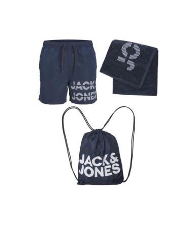 JACK AND JONES PANTALONCINO DA BAGNO JPSTSUMMER JJBEACH PACK BLU 122355 AZUL