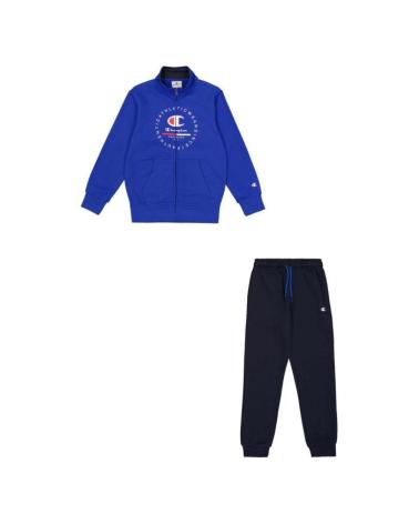 CHAMPION BS008 TEXTIL-TRAININGSANZUG BLAU FÜR MÄDCHEN BS008