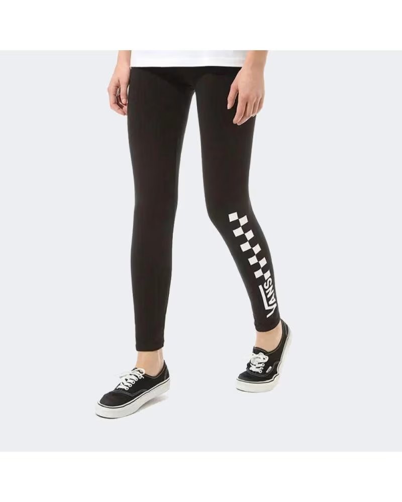 VANS OFF THE WALL BLACKBOARD - DAMEN LEGGINGS (SCHWARZ, VN0A7U74JNH1) NEGRO