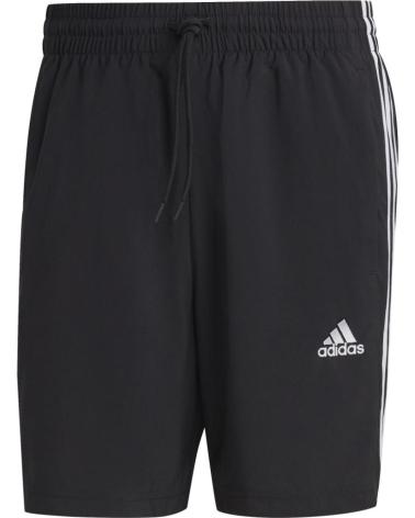 ADIDAS M 3S CHELSEA SHORTS SCHWARZ MIT WEISSEN STREIFEN NEGRO