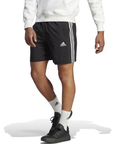 ADIDAS M 3S CHELSEA SHORTS SCHWARZ MIT WEISSEN STREIFEN NEGRO