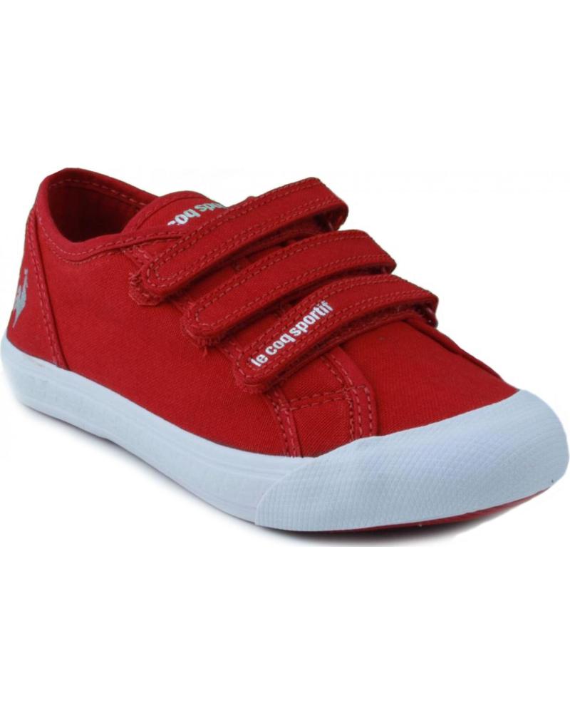 girl and boy Trainers LE COQ SPORTIF SAINT MALO PS STRAP ROJO