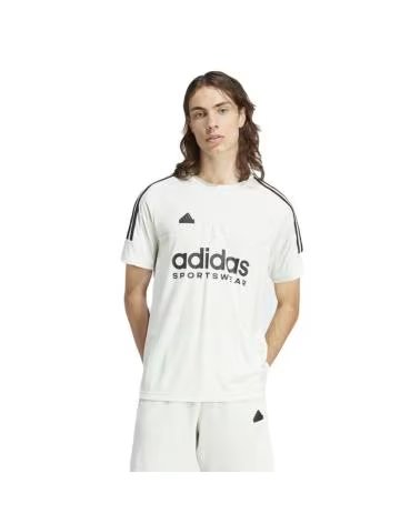 CAMISETA ADIDAS MANGA CORTA PARA HOMBRE BLANCO