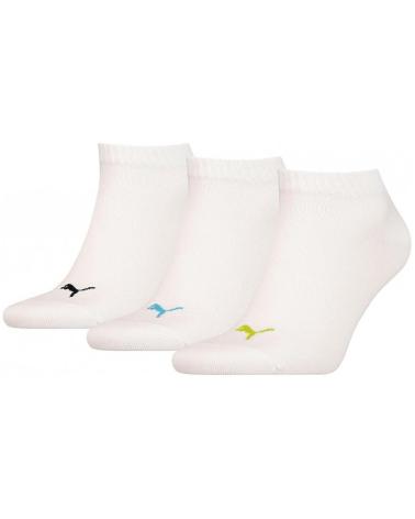 PUMA WHITE SHORT SOCKS (3-PACK) 86
