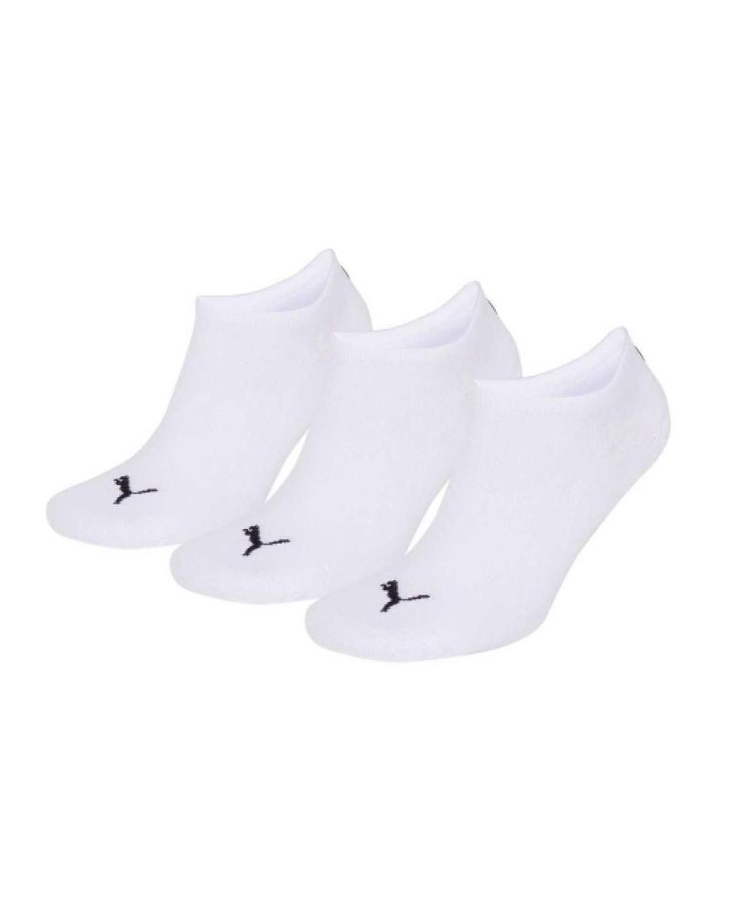 PUMA 3-PACK WHITE INVISIBLE SHORT SOCKS 300