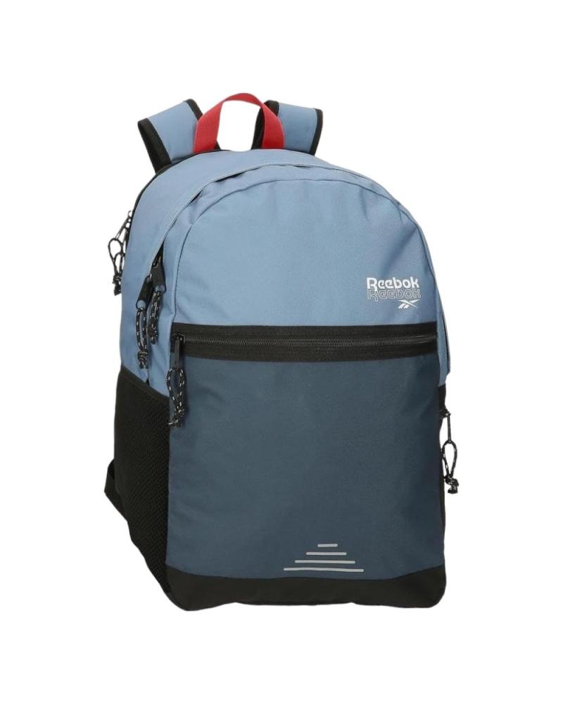 REEBOK RUCKSACK ROCKPORT 8062431 ZWEIFARBIG BLAU UND SCHWARZ, 48CM, 21.6 L NEGRO
