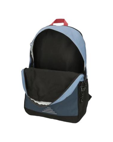 REEBOK RUCKSACK ROCKPORT 8062431 ZWEIFARBIG BLAU UND SCHWARZ, 48CM, 21.6 L NEGRO