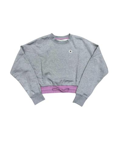 CONVERSE A01 GRAU SWEATSHIRT FÜR DAMEN A01