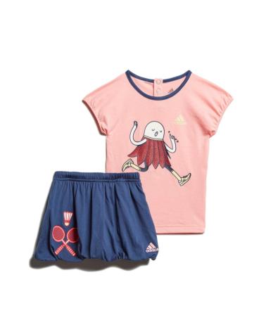 ADIDAS COMPLETO TOP E GONNA BY CHARACT FM6374 ROSA NEONATO ROSA