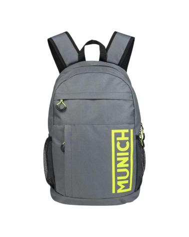 ZAINO MUNICH SLIM GIM SPORTS 6500251 GRIGIO - DESIGN URBANO COMPATTO GRIS
