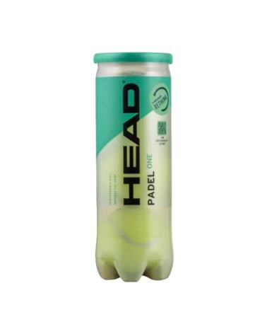 TUBO DI PALLINE DA PADEL HEAD PADEL ONE - CONFEZIONE DA 3 UNITÀ GIALLO AMARILLO