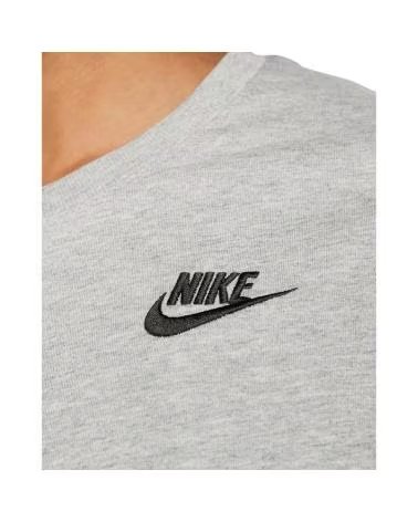 CAMISETA NIKE NSW CLUB SS T-SHIRT DX7902-063 GRIS PARA MUJER GRIS