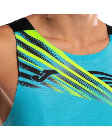 -JOMA-CAMISETA-ELITE-X-TURQUESA-FLUOR-NEGRO-SIN-MANGAS-T-SHIRT-RUN-AZUL