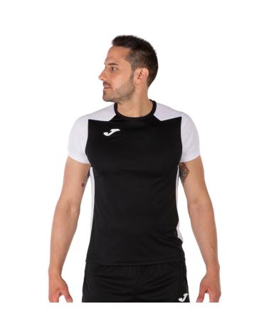 T-SHIRT JOMA RECORD II NOIR BLANC 102223-102 NEGRO