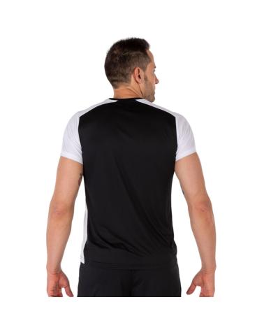 T-SHIRT JOMA RECORD II NOIR BLANC 102223-102 NEGRO