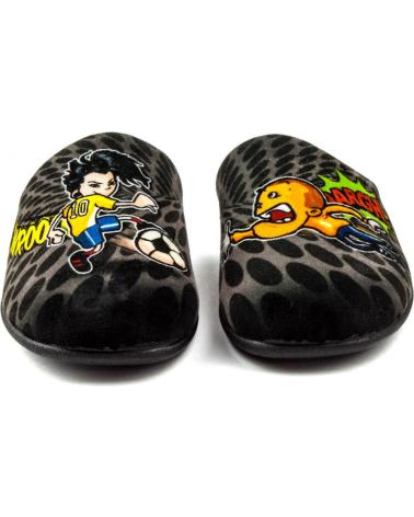 Hausschuhe für Damen und Mädchen und Junge VUL-LADI VULLADI ROC ZAPATILLA FUTBOL NINOS NEGRO