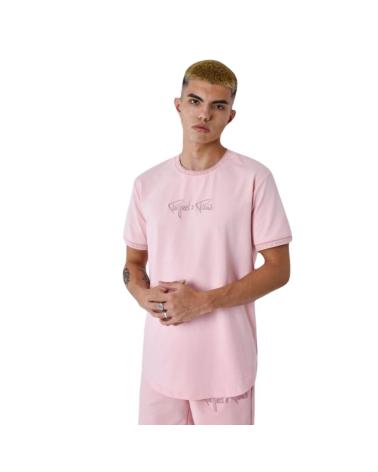 PROJECT X PARIS BESTICKTES LOGO T-SHIRT 2310019-PKPK2 ROSA ROSA