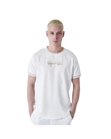 PROJECT X PARIS T-SHIRT MIT GESTICKTEM LOGO 2310019-OWBG BEIGE OWBG
