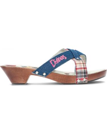 Sandalias de Mujer y Niña DISNEY PATITO FEO DIVINAS JEANS AZUL