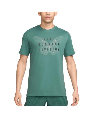 NIKE DF TEE RUN DIVISION RUNNING T-SHIRT GREEN (FV8388) VERDE