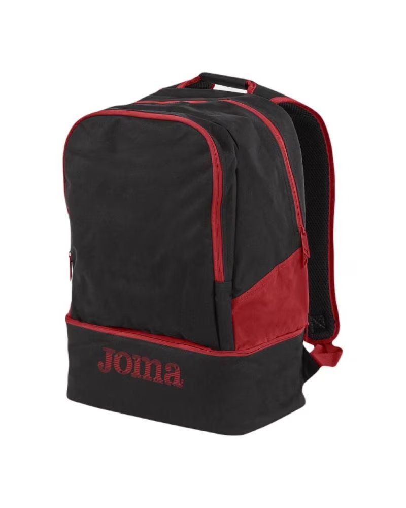 MOCHILA JOMA ESTADIO III NEGRA CON DETALLES ROJOS 23.8L - REF. 400234-106 NEGRO
