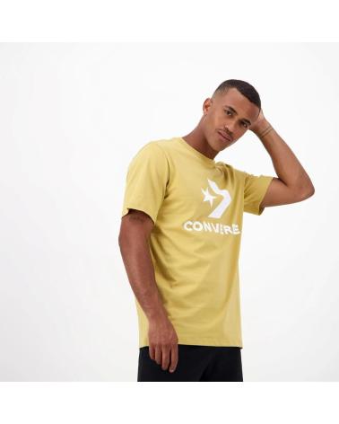T-SHIRT CONVERSE STAR CHEVRON LIKE BUTTER 10025458 JAUNE AMARILLO