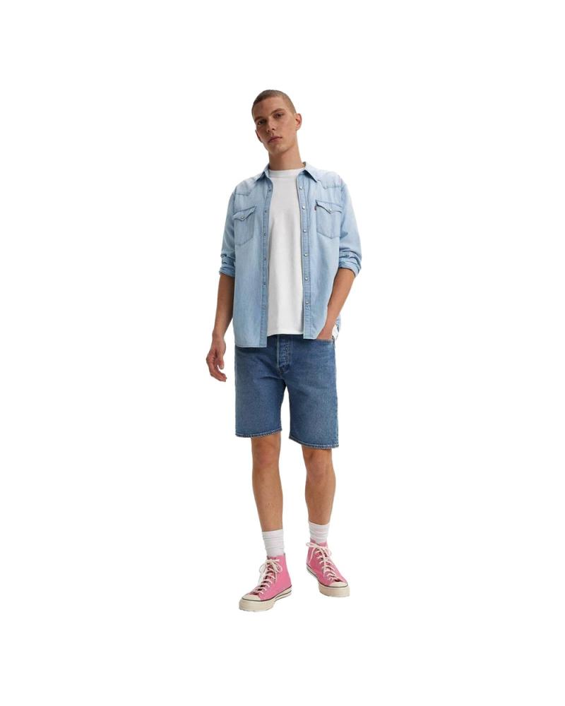 LEVI'S 501® ORIGINAL SHORTS JEANS CURTO MED INDIGO 235 AZUL 235
