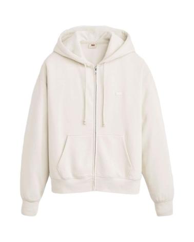 CAMISOLA COM CAPUZ LEVI'S HOODIE PARA MULHER - BEGE CLÁSSICO BEIGE