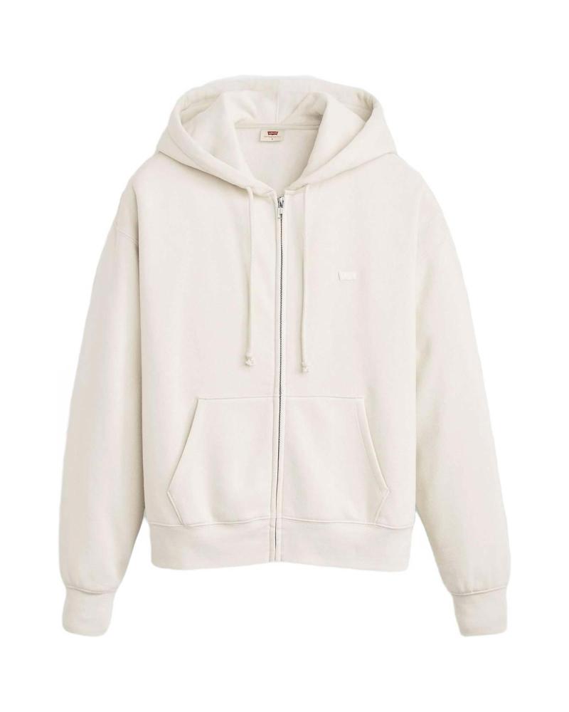 CAMISOLA COM CAPUZ LEVI'S HOODIE PARA MULHER - BEGE CLÁSSICO BEIGE