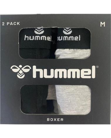 HUMMEL HMLFAV 2ER PACK BOXERSHORTS GRAU MULTICOLOR GRIS