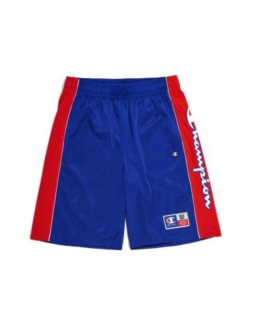 -CHAMPION-BERMUDA-SHORT-LEGACY-BASKET-ROJO-T-SHIRT-219746-BS003-AZUL