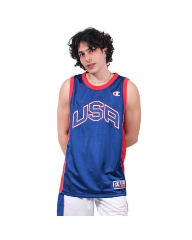-CHAMPION-CAMISETA-LEGACY-TANK-TOP-ROJO-BASKET-T-SHIRT-219745-BS0-AZUL