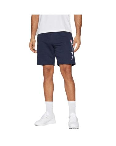 CHAMPION LEGACY PRO JERSEY BERMUDA SHORTS NAVY BLUE - 219930-BA501 AZUL MARINO