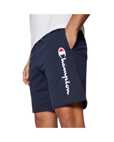 CHAMPION LEGACY PRO JERSEY BERMUDA SHORTS NAVY BLUE - 219930-BA501 AZUL MARINO