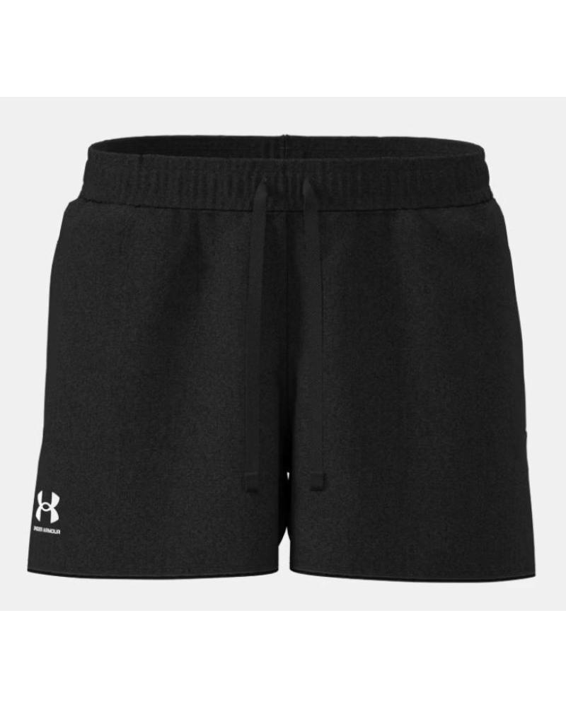 UNDER ARMOUR RIVAL TERRY 1389657001 PANTALONES CORTOS NEGROS 1
