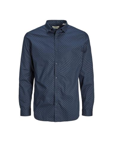 CAMISA CASUAL JACK & JONES 12215315 AZUL AZUL
