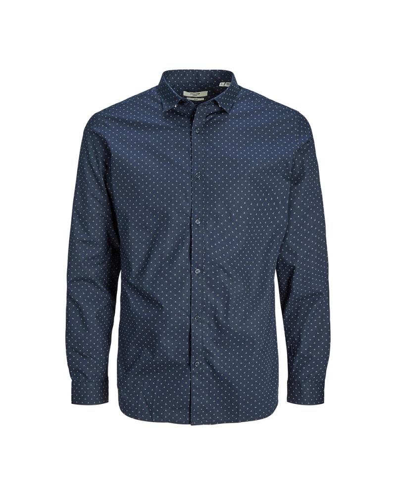CAMICIA CASUAL JACK & JONES 12215315 BLU AZUL