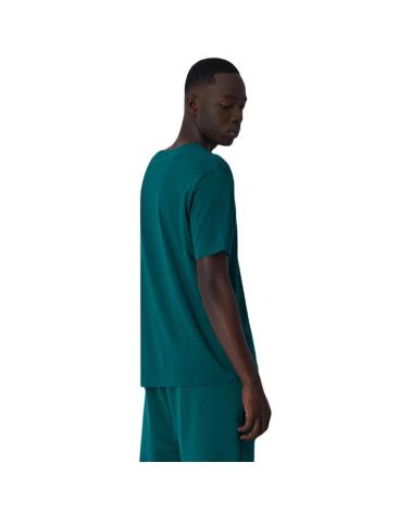 T-SHIRT CHAMPION LEGACY GIROCOLLO CON STRISCIA BIANCA VERDE 219736-GS571 VERDE