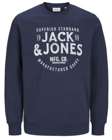 CAMISOLA JACK & JONES COM LOGÓTIPO ESTAMPADO AZUL MARINHO BLACK