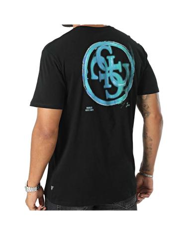 -GUESS-CAMISETA-PAINTED-NEGRO