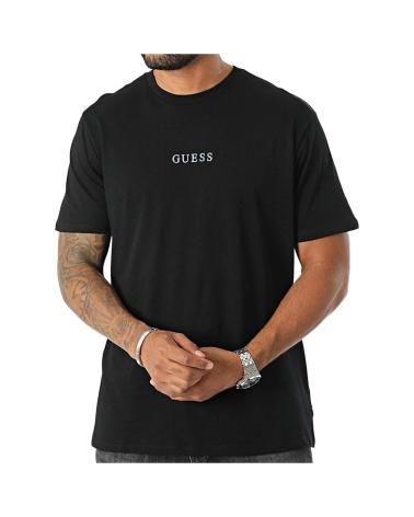 -GUESS-CAMISETA-PAINTED-NEGRO