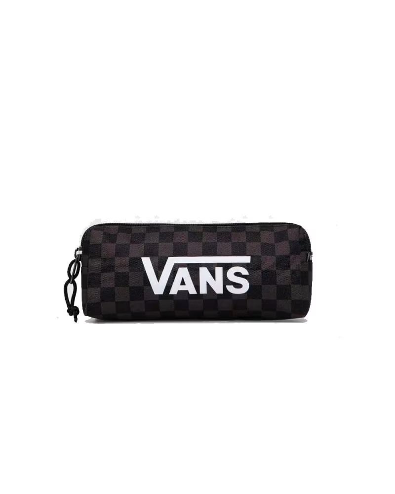 ESTUCHE ESCOLAR VANS OLD SKOOL CHECKERBOARD NEGRO