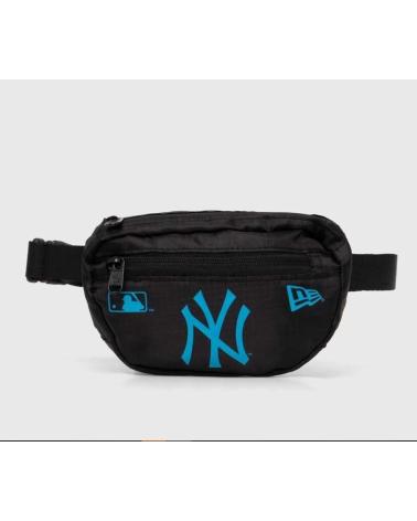 RIÑONERA NEW ERA NEGRA CON LOGO NY AZUL NEGRO