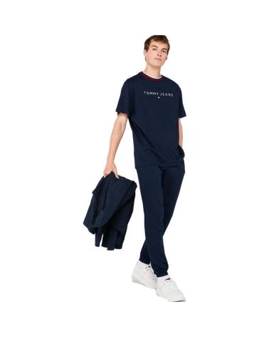 -TOMMY-HILFIGER-CAMISETA-T-SHIRT-AZUL